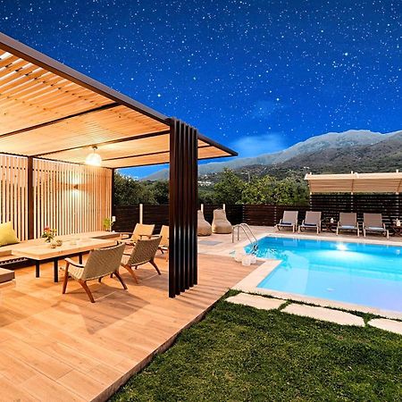Cretan Sunrise Villa Heated Pool Δημητρουλιανά Εξωτερικό φωτογραφία