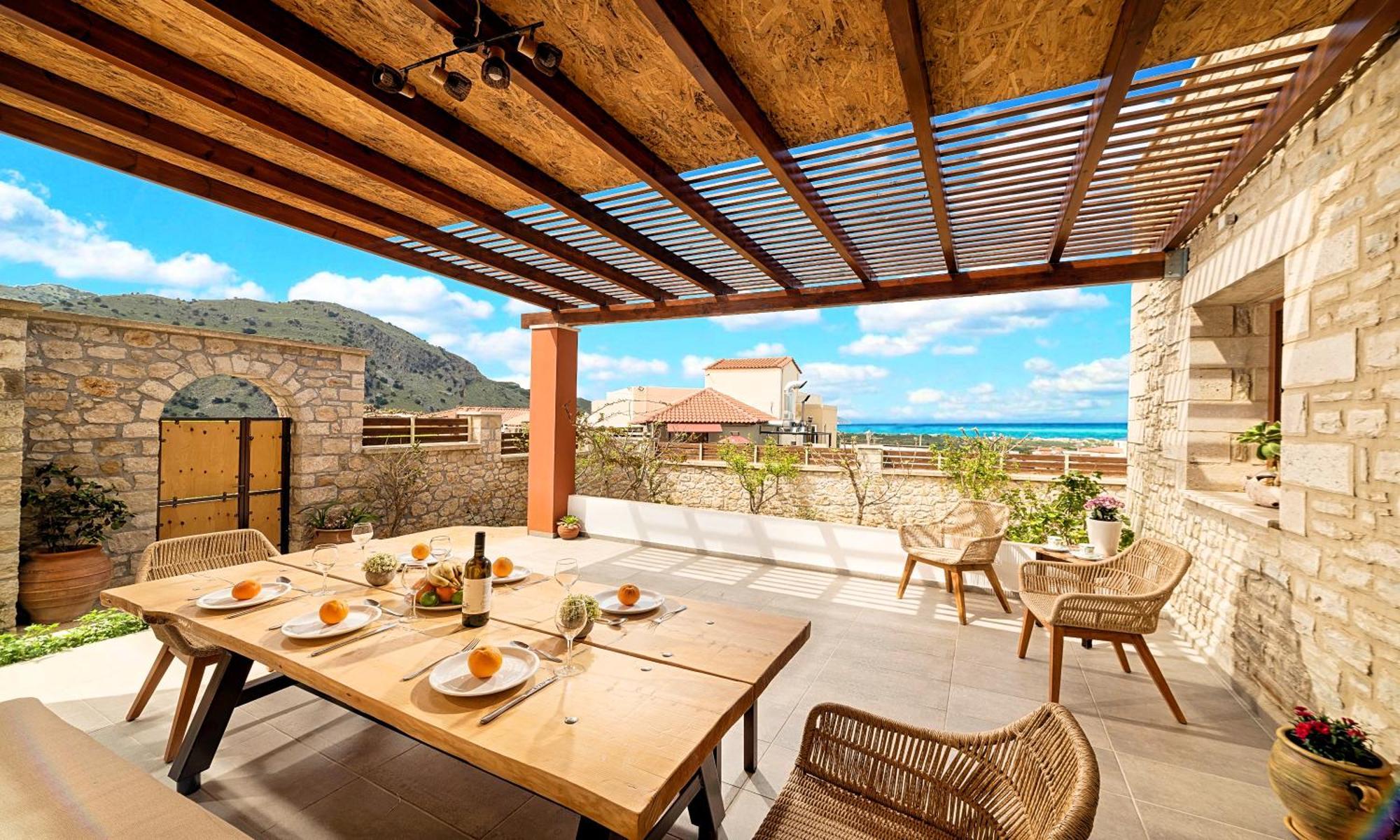 Cretan Sunrise Villa Heated Pool Δημητρουλιανά Εξωτερικό φωτογραφία
