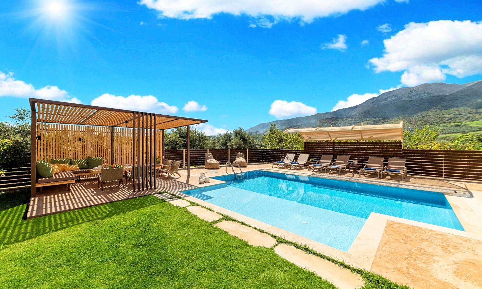 Cretan Sunrise Villa Heated Pool Δημητρουλιανά Εξωτερικό φωτογραφία