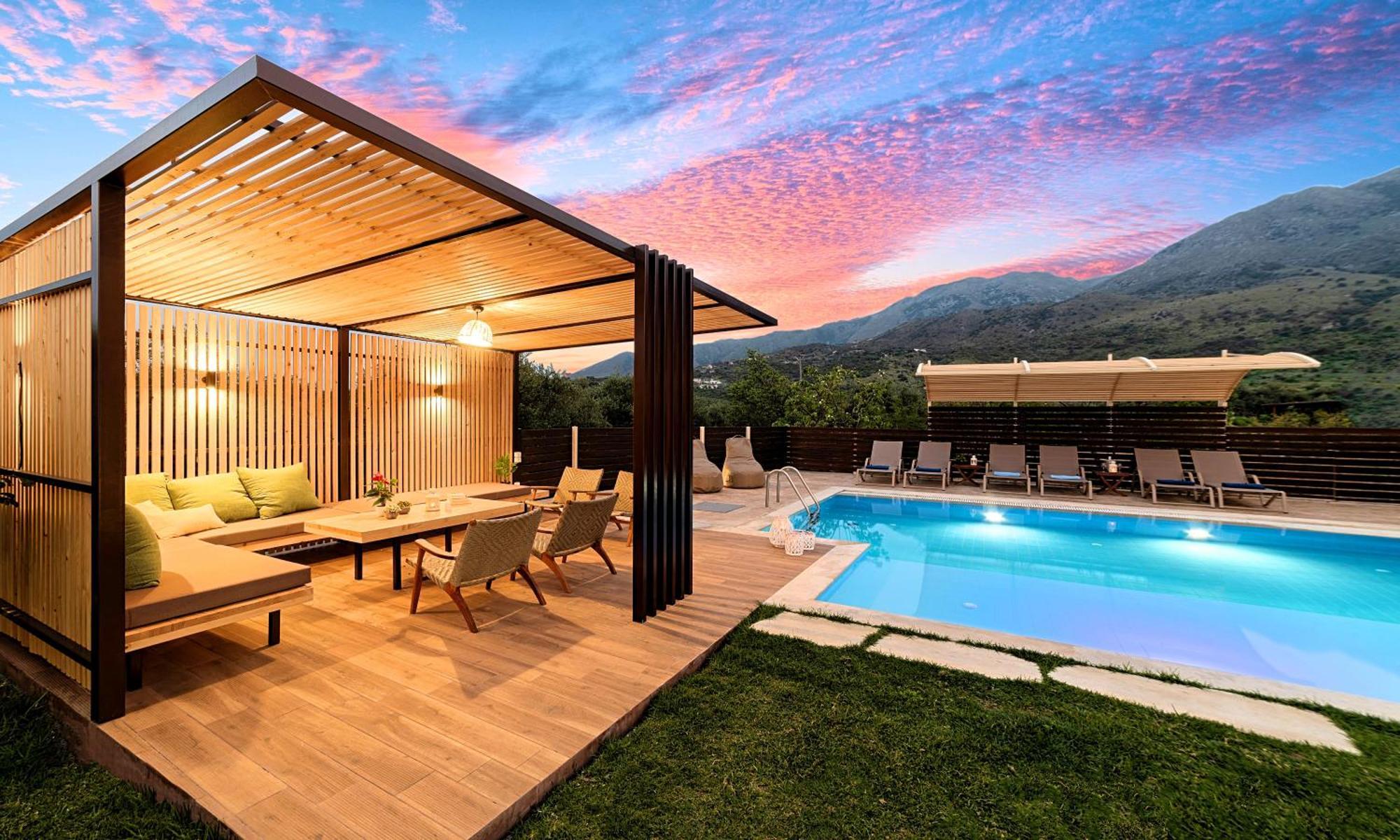 Cretan Sunrise Villa Heated Pool Δημητρουλιανά Εξωτερικό φωτογραφία