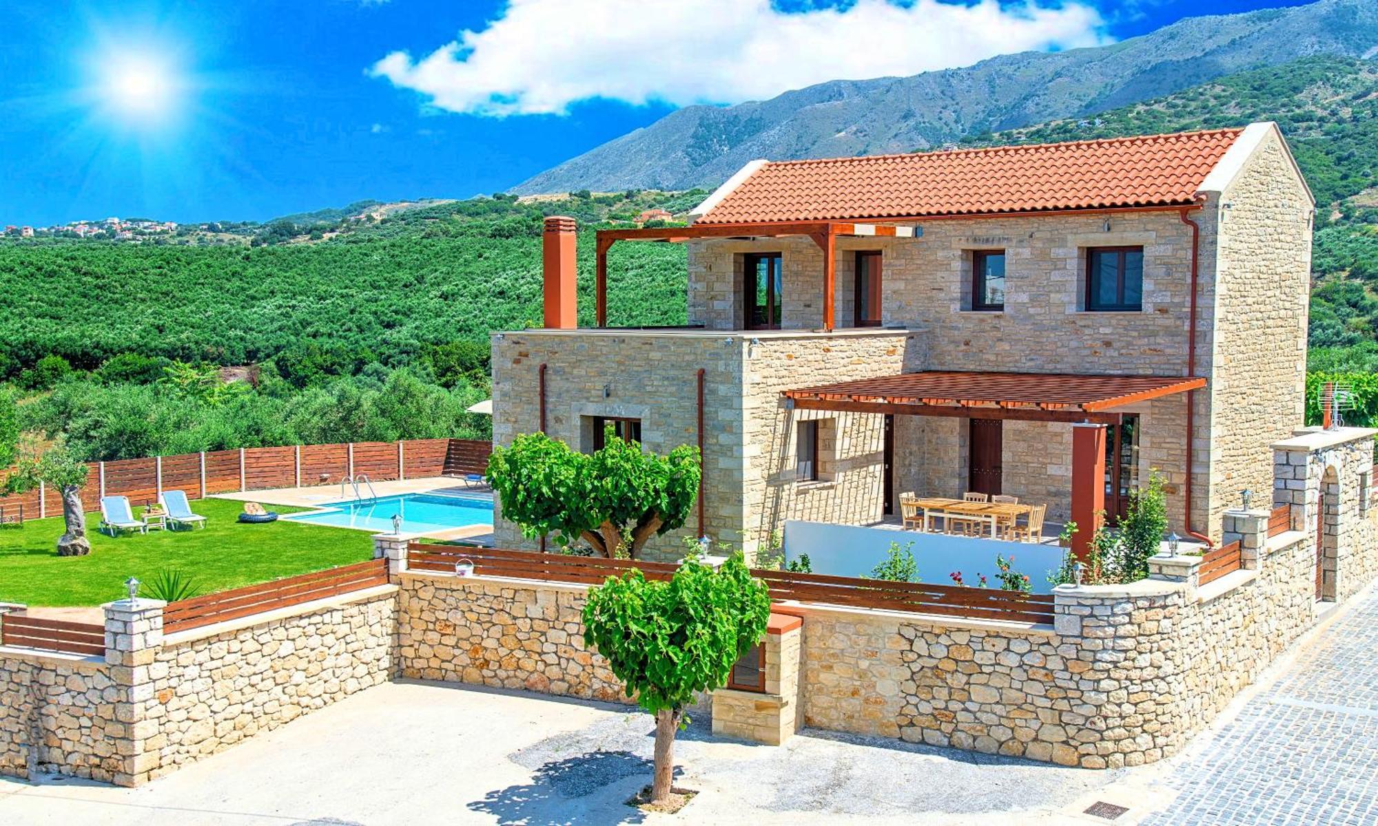 Cretan Sunrise Villa Heated Pool Δημητρουλιανά Εξωτερικό φωτογραφία