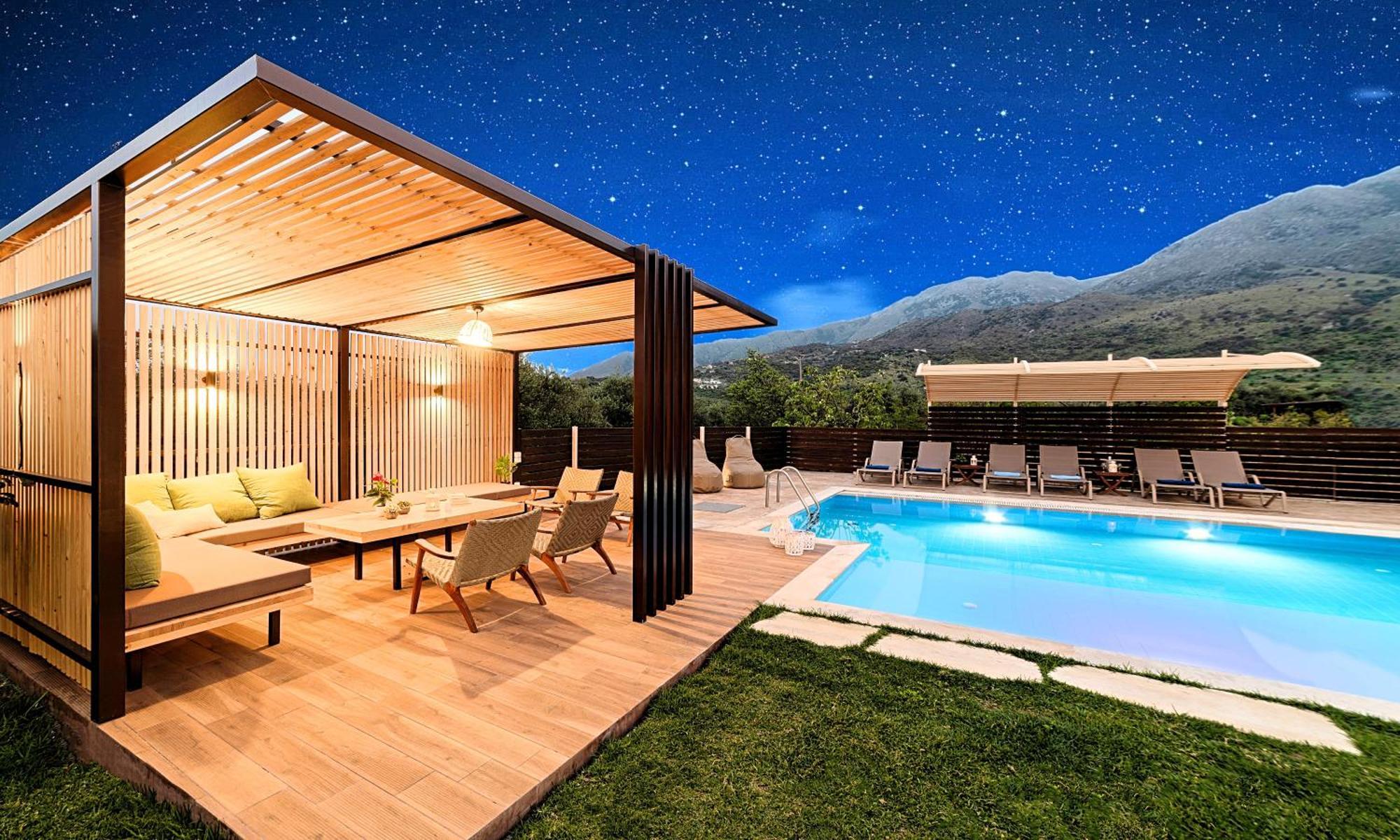 Cretan Sunrise Villa Heated Pool Δημητρουλιανά Εξωτερικό φωτογραφία